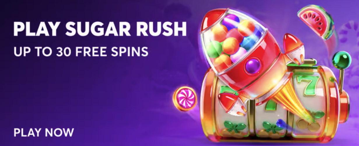 Win Sugar Rush free spins